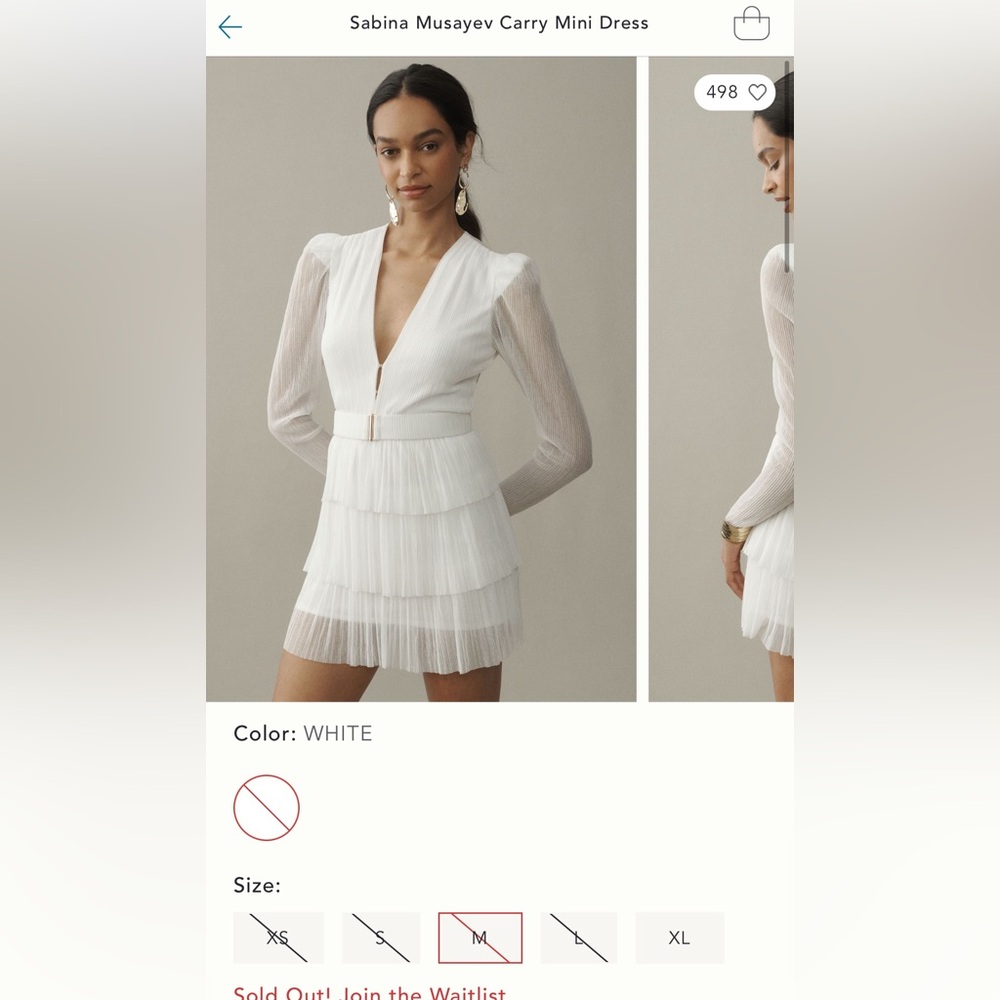 Sabina Musayev Carry Mini Dress